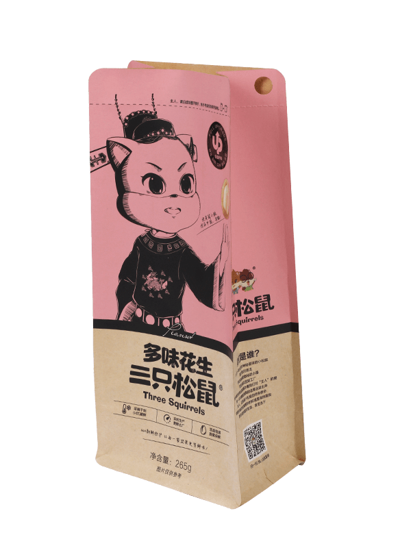 Nové štýlové logo na tlač plastových vrecúšok pre recyklovaný materiál na balenie arašidov